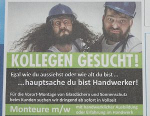 Kuriose Stellenanzeigen Fundstücke aus der Zeitung