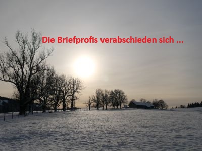 Die Briefprofis verabschieden sich